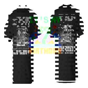 Birthday Boy It's My 7Th Birthday Video Game Pixel T-Shirt | Mazezy