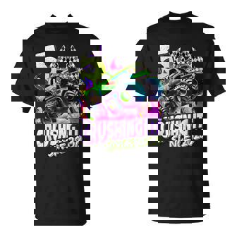 Birthday Boys Monster Truck 5 Year Old 5Th Birthday Party T-Shirt - Thegiftio