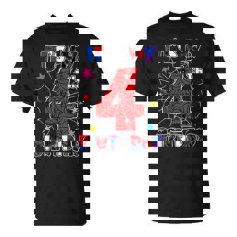 Birthday Party Spider Outfit It's My 4Th Birthday 4 Year Old T-Shirt - Thegiftio UK