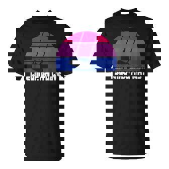 Bisexual Me Balanceo En Ambosentidos Divertido Biexual Lgbtq Bisexual Camiseta unisex - Regaloses