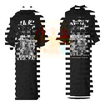 Black African Melanin Cowgirl Swag Black History Women T-Shirt - Thegiftio UK