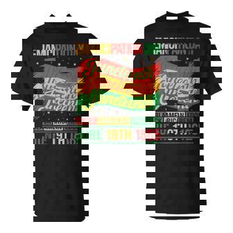 Black American Freedom 1865 Junenth T-Shirt - Thegiftio UK