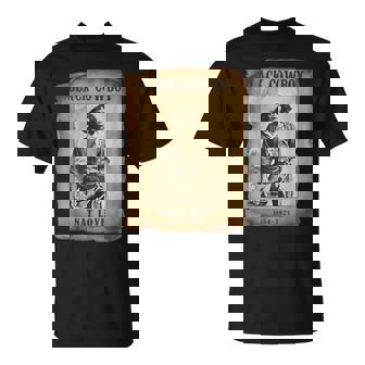 Black Cowboy Nat Love Western Rodeo Melanin Black History T-Shirt - Monsterry