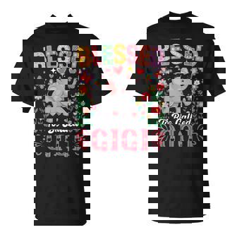 Blessed To Be Called Gigi Mother's Day Elephant Flowers T-Shirt - Monsterry