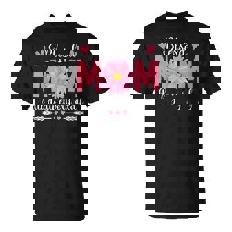 Blessed Mom All Day Every Day Flowers Mama Mother's Day Mom T-Shirt | Mazezy