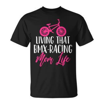 Bmx Mom Bmx Racing Mother's Day T-Shirt - Thegiftio UK