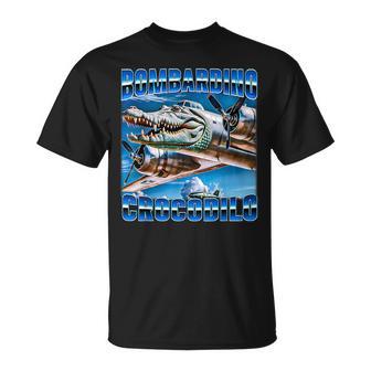 Bombardino Crocodilo Italian Brainrot Meme Crocodile T-Shirt - Thegiftio UK