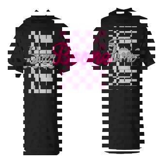 Boone Checkered First Name-D Boy Girl Birth-Day T-Shirt | Seseable FR