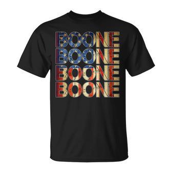 Boone Family Name I Love Boone Personalized Vintage T-Shirt - Thegiftio UK