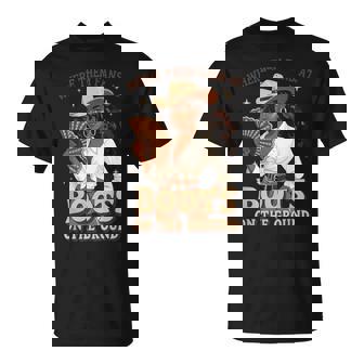 Boots On The Ground Where Them Fans At Black Cowgirl T-Shirt - Thegiftio UK