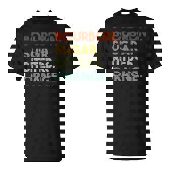 Bourbon Vintage 80S Retro Whiskey Old Fashioned T-Shirt - Monsterry