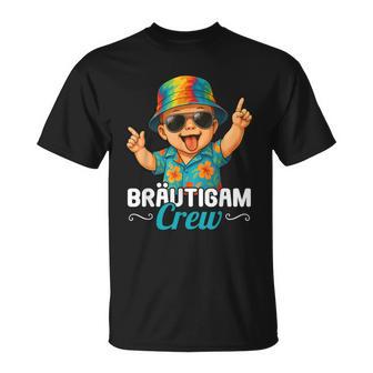 Bräutigam Crew Jga Junggesellenabschied T-Shirt - Geschenkecke
