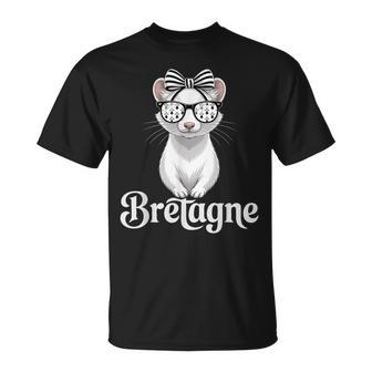 Bretagne Noeud Hermine Bretonne T-Shirt - Cadeauxyz
