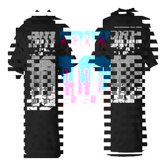 Bruh 10Th Birthday Boy Baseball Ice Cream Drip 10 Year Old T-Shirt - Thegiftio UK