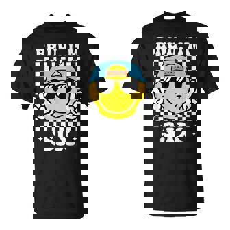 Bruh I'm Six 6 6Th Birthday Groovy Boys Girls 6 Years Old T-Shirt | Seseable CA