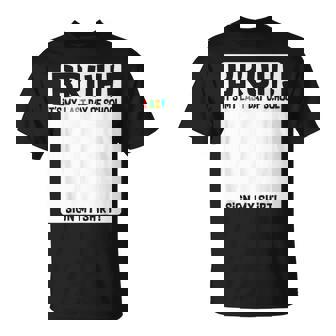 Bruh It's My Last Day Of School Sign My Students Boys T-Shirt - Thegiftio UK