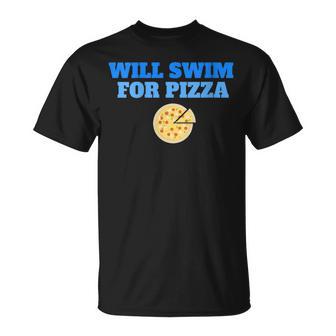 Cadeau Amusant Pour Nageur À Pizza T-Shirt - Cadeauxyz