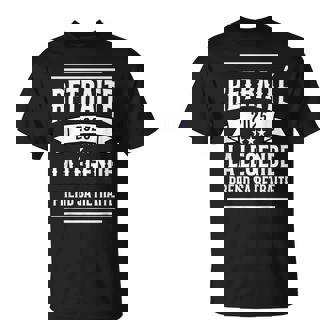 Cadeau Départ Retraite Homme Humour Légende Retraité 2025 T-Shirt - Cadeauxyz