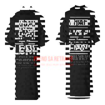 Cadeau Départ Retraite Humoristique Homme Retraité 2025 T-Shirt - Cadeauxyz