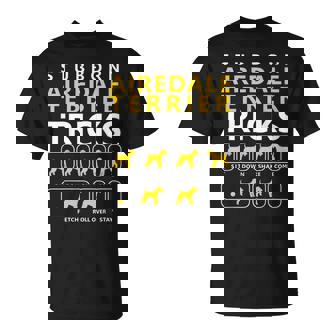 Camicia Airedale Terrier Trucchi Testardi Airedale Terrier Maglietta - Novitaregali