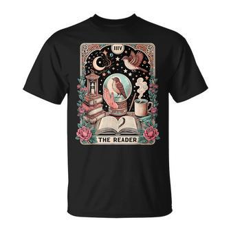 Camisa Con Cartas De Tarot De The Reader Divertida Amante De Los Libros Camiseta unisex - Regaloses