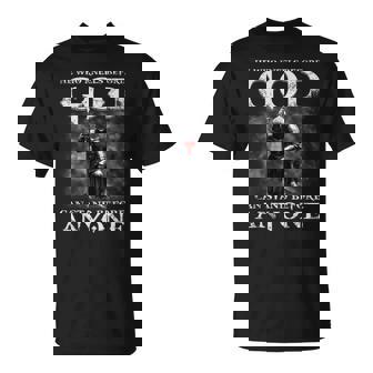 Camisa Con Texto En Inglés He Who Kneels Before God Can Camisas Cristianas Para Hombre Camiseta unisex - Regaloses
