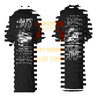 Camping Car Am Camper Grandpa Cool In Camping T-Shirt - Cadeauxyz