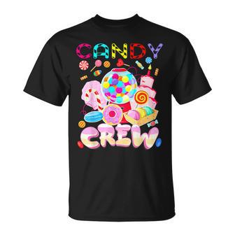 Candy Land Candy Crew Party Halloween Costumes Adult Women T-Shirt - Thegiftio UK