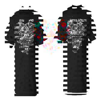Carnaval De Cirque En Forme De Cœurintage Pour Amateurs De Cirque T-Shirt - Cadeauxyz
