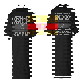 Castilla Y Leon Bandera Hecho En Castilla Y Leon Camiseta unisex - Regaloses