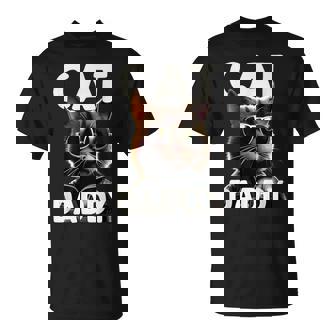 Cat Daddy 猫のお父さん 猫のお父さん お父さん ハウス 猫のお父さん 父の日 猫 Tシャツ - Kawaiitshirt