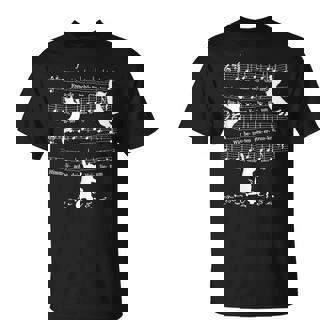 Cats Kittens ベートーヴェン第9番 交響曲 クラシック 楽譜 Tシャツ - Kawaiitshirt