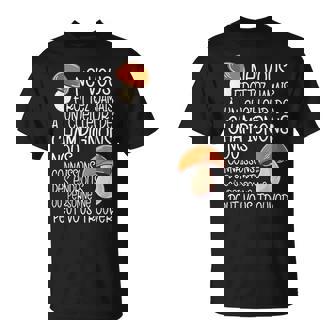 Cèpes Chasseur De Champignon Un Cueilleur De Champignons T-Shirt - Cadeauxyz