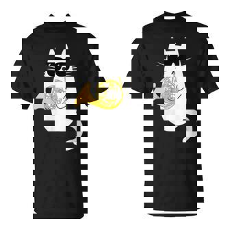 Chat Drôle Avec Lunettes Deoleil Musicien Cor D'harmonie T-Shirt - Cadeauxyz