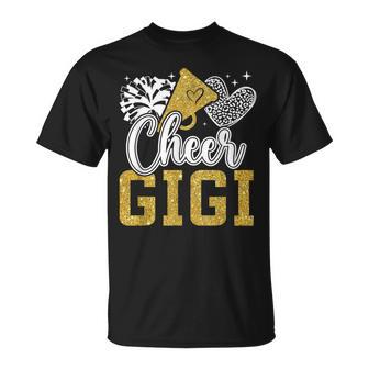 Cheer Gigi Of A Cheerleader Gigi Grandma Cheerleading Gigi T-Shirt - Monsterry