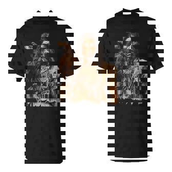 Chef De L'aigle Indien Indian Eagle Chief T-Shirt - Cadeauxyz