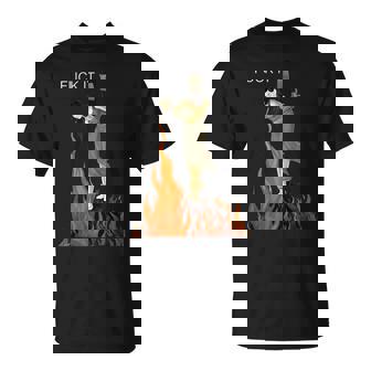 Chemise Deorcière Humoristique Fuck It Witch On Fire T-Shirt - Cadeauxyz