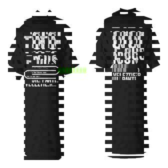 Chemise Drôle Tonton En Cours Futur Oncle T-Shirt - Cadeauxyz