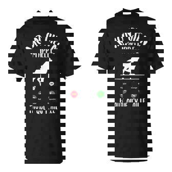 Chiens Humour Drole Fille Mon Chien M'appelle T-Shirt - Cadeauxyz