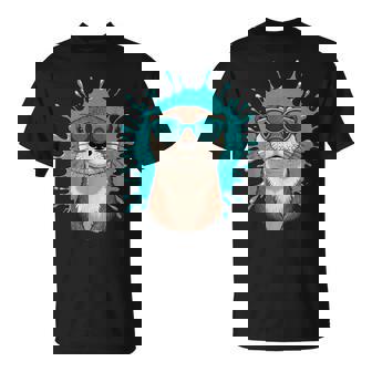 Chill Otteribes 面白いカワウソサングラスデザイン Tシャツ - Kawaiitshirt