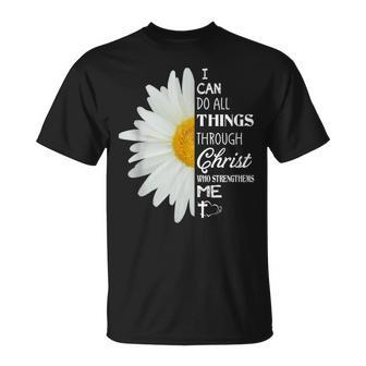 Christian Inspirational Christ Whotrengthens Me Tシャツ - Kawaiitshirt