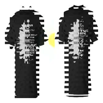 Christian Inspirational Christ Whotrengthens Me Tシャツ - Kawaiitshirt