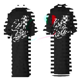 Ciao Bella Italian Italy Flag T-Shirt - Thegiftio