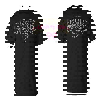 Class Of 2026 Pink Coquette Bow Cap Senior 2026 Graduation T-Shirt - Thegiftio