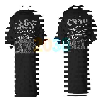 Class Of 2038 Grow With Me Kindergarten First Day Of School T-Shirt | Mazezy