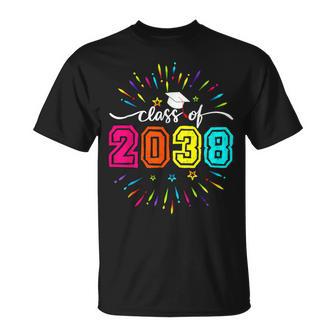 Class Of 2038 Kindergarten Pre-K Grow With Me Boys Girls T-Shirt - Thegiftio UK
