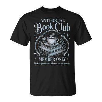 Club De Lecture Antisocial Du Club De Lecture Introverti T-Shirt - Cadeauxyz