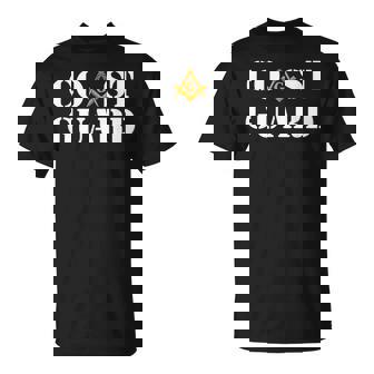 Coast Guard Masons 4Th Of July D-Day Masonic Father's Day T-Shirt - Thegiftio