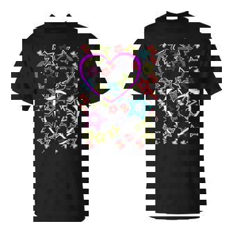 Coeur Rétrointage Années 80 Pour Enfantsaint-Valentinaint-Valentin T-Shirt - Cadeauxyz