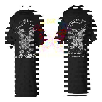 Color Our World Summer Reading Program 2025 Butterfly T-Shirt - Monsterry